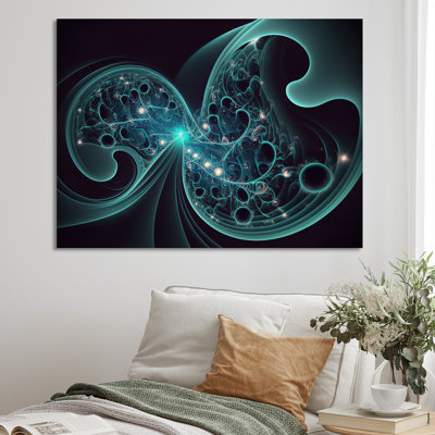 Turquoise galactique Superstring Space Harmony I - imprimé