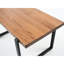 Table basse en bois massif noyer rustique 39 po x 21 pi 39,5 po Améliore le style familial