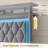 Upholstered Bed With 4 Storage Drawers,Adjustable Headboard,LED Lights And Charging Station-698829232-698829234