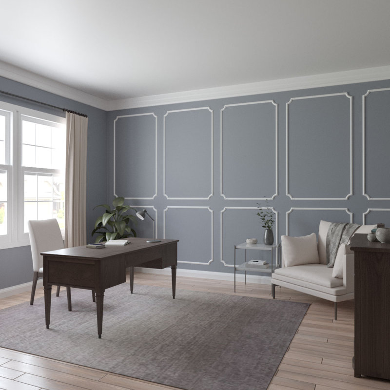 Primed White Polyurethane Panel Moulding for Walls