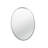 Flush Mount Framed Bathroom Vanity Mirror | Oval Framed Wall Mirror with Beveled Edge | Decorative Wall Mirror for Bathroom, Bedroom, Hallway, Entryway-25196514-25141490