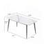 Table de salle à manger 62,99 "-1057798249