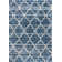 Ishaan Ogee Moroccan Trellis Shag Indigo Blue/Ivory Rug