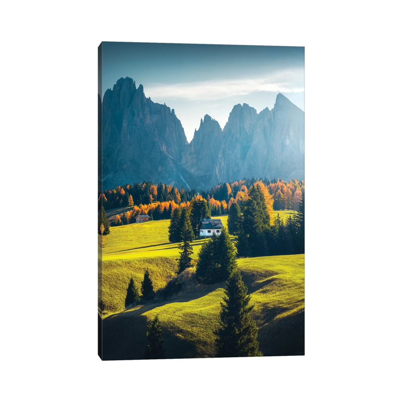 Alpe De Siusi I - Dolomites - Italy by Cuma Çevik - Wrapped Canvas Print, 20.32 cm H x 30.48 cm W