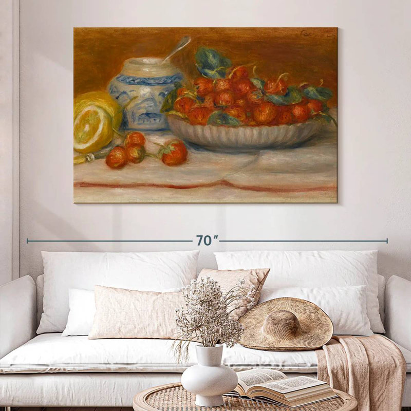 Yarlin Strawberries 1905, 34" H x 51" W