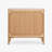 Estell Marble Top Luxury Cabinet 2 Doors With One Adjustable Shelf Straight Legs Solid Oak Wood Accent Cabinet