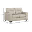 Causeuse en cuir Roundhill Furniture Holmes-123465479