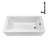 Streamline 66 in. x 32 in. Acrylic Right-Hand Drain Alcove Bathtub in Glossy White With External Drain-101700163