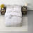 Elegant White King Bedding Sets, Microfiber Ruffles For Home