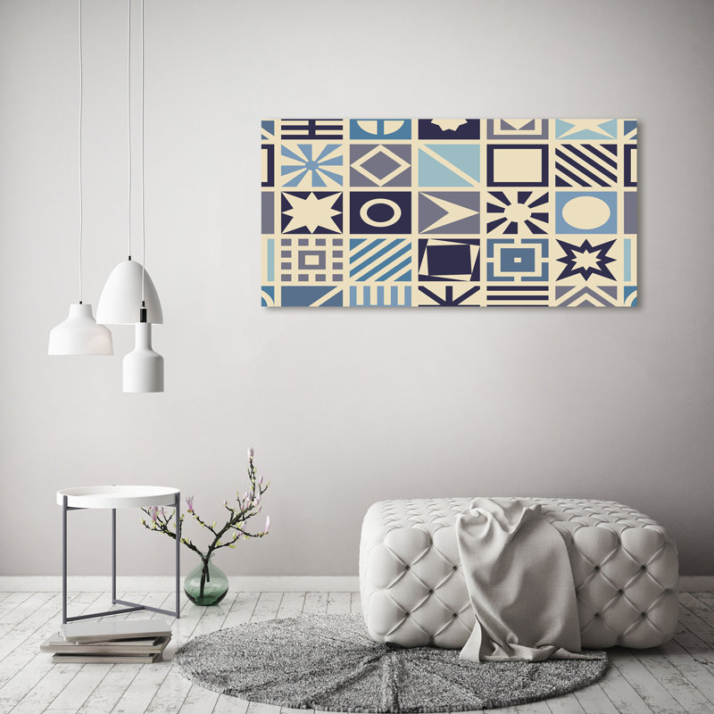 Geometric Background - Wrapped Canvas Print