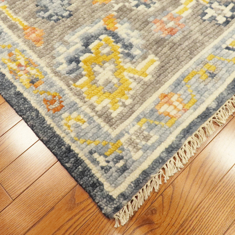 Cascade Hand Knotted Wool Area Rug, Rectangle 8' x 10'