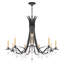 Vesca 9 Light 45in x 38in Chandelier in Etruscan Gold with Clear Heritage Handcut Crystals-258921758-258921765-258921767