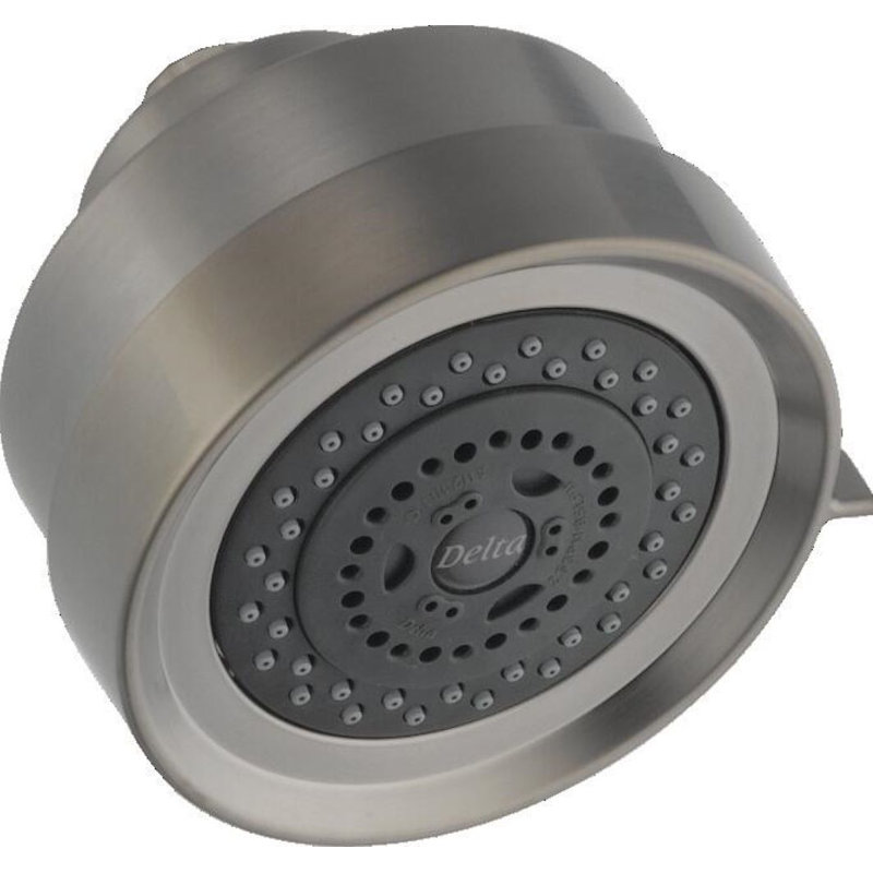 Universal Showering Components 2.5 GPM Shower Head with Multichoice Universal Valve, Brilliance Stainless