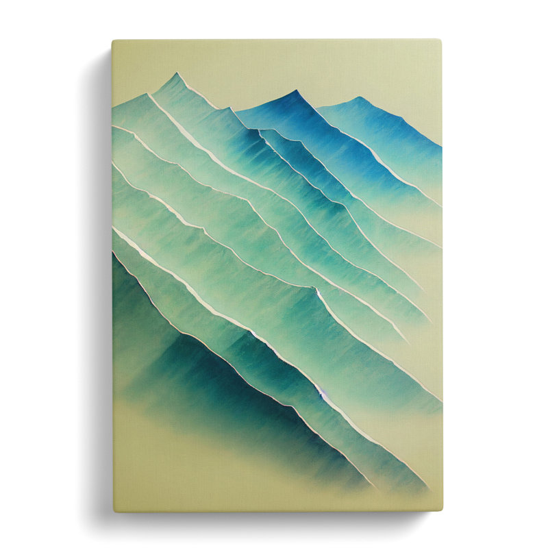 Glacier Chalk - Wrapped Canvas, 50cm H x 35cm W x 3cm D