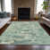 Machine Washable Indoor/Outdoor Xhevrie Teal Rug