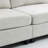 3-Seater Chenille Deep Sofa-1412006411