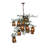Hermes 12 - Light Dimmable Tiered Chandelier