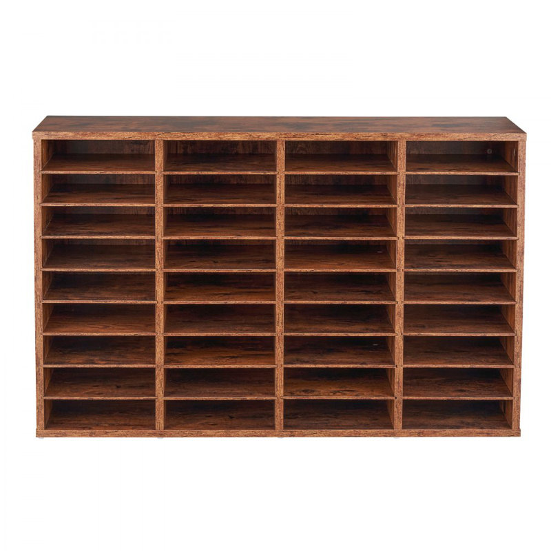 VEVOR Manufactured Wood 36 Compartment Mailroom Organizer
