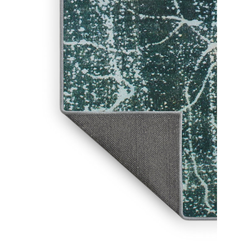 Abstract Indoor Rug, Rectangle 7' x 9'