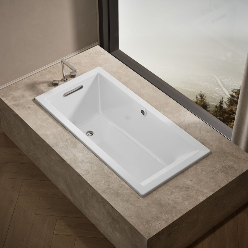 Baignoire de trempage 60 po. X 30 po., Blanc