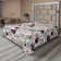 Ambesonne, drap plat floral pivoines, art botanique printanier