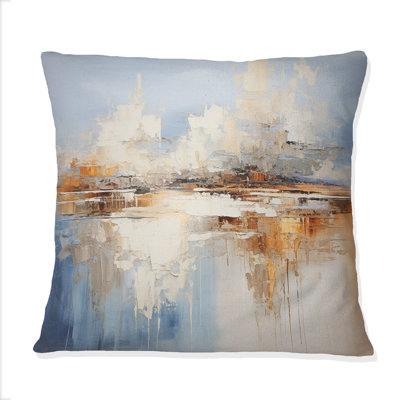 Coastal Ocean Coastal Reflections - Coussin décoratif imprimé plage et océan
