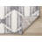 Jarrow White Gray Textured Modern Area Rug-1248174906