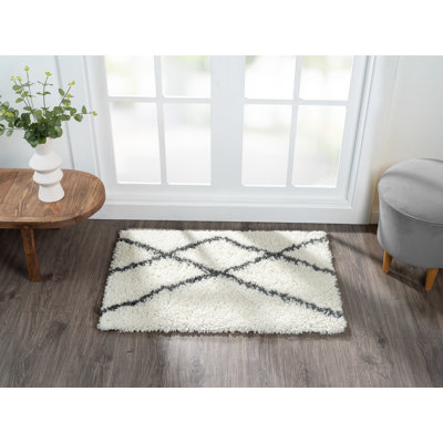 Shaggy Lush Diamond cream Rug