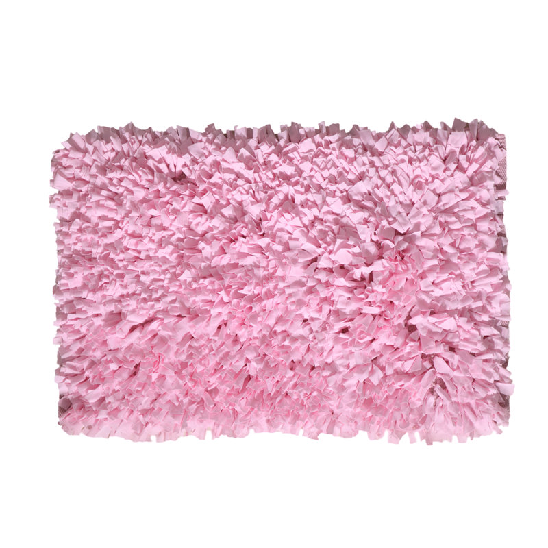 Rosebank Area Rug in Baby Pink, Rectangle 2' x 3'
