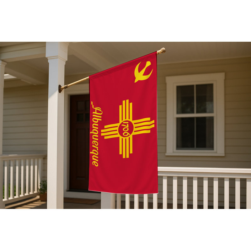 Drapeau de la ville d'Albuquerque — Drapeau extérieur
