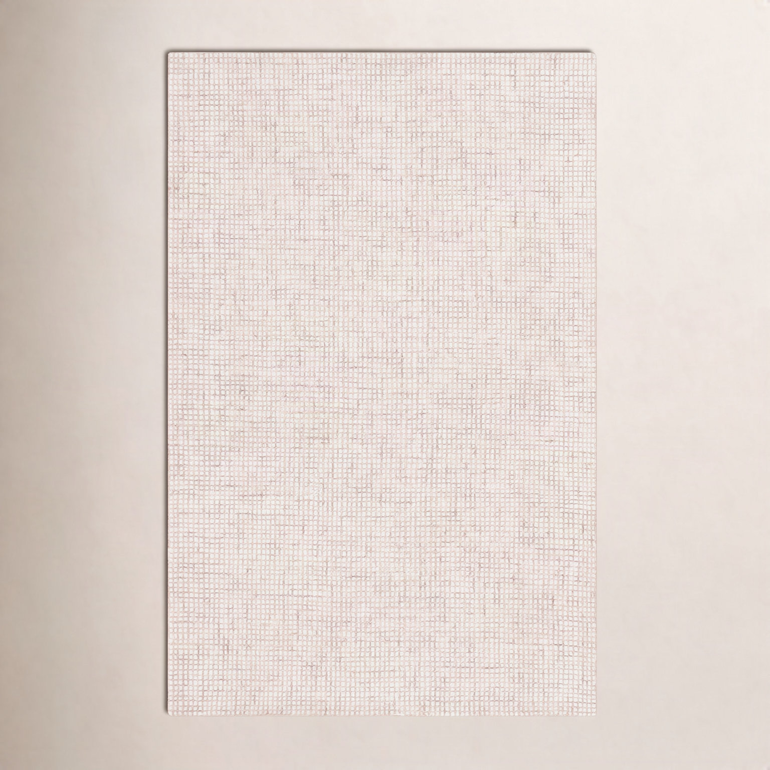 Rowe Ivory Beige Hand-Tufted Rug, Rectangle 5' x 8'