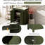 Meuble-lavabo de style rustique de 30 pouces avec lavabo en céramique, poignées de porte cachées, tablette réglable et charnières à fermeture en douceur avec armoire olive, rangement spacieux-766247796-766247797