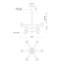 6 - Light Unique / Statement Modern Linear LED Chandelier