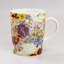 Ensemble de 4 tasses en porcelaine rouge et or