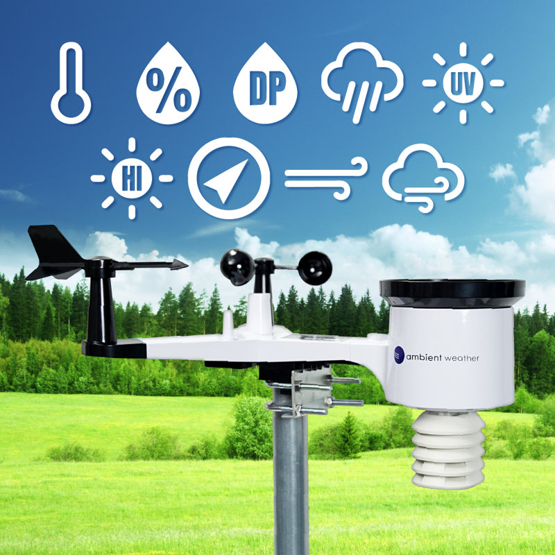 Station météo intelligente avec météo ambiante WS-2902