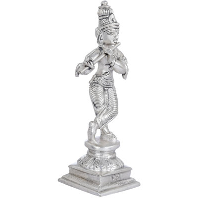Figurine Lord Krishna jouant de la flûte