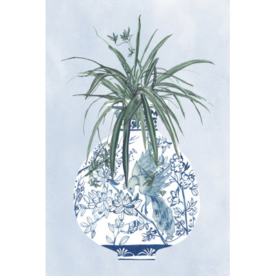 Moonlight Vase III by Melissa Wang - Painting Print