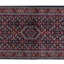Hand-Knotted High-Quality Blue and Red Runner