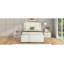 Lit plateforme double avec lit gigogne et lit gigogne double