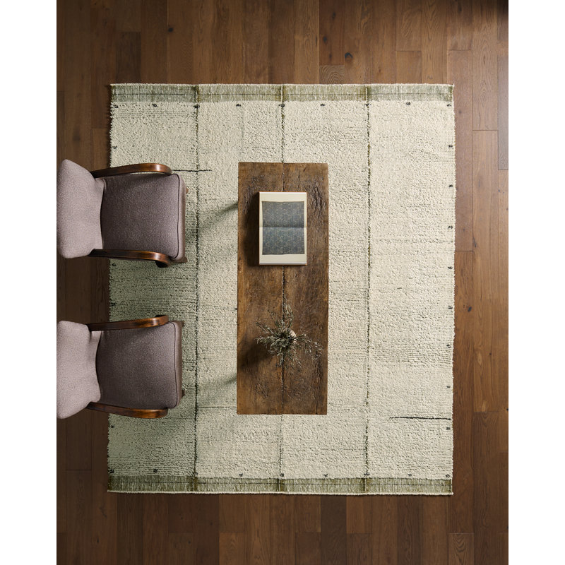 Jaipur Living Mazie HRG02 Handwoven Moroccan Ivory/Green Area Rug (8'X10'), Rectangle 8' x 10'