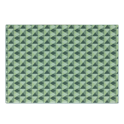 East Urban Home Glass Geometric Cutting Board