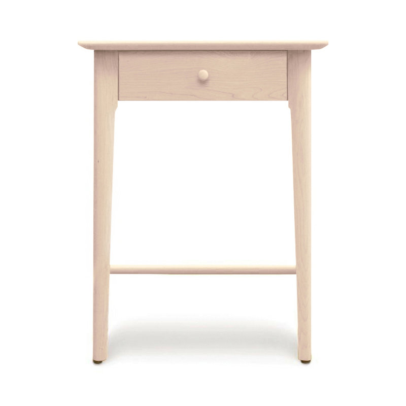 Sarah 1 - Drawer Solid Wood Nightstand, Parchment Maple, 28"