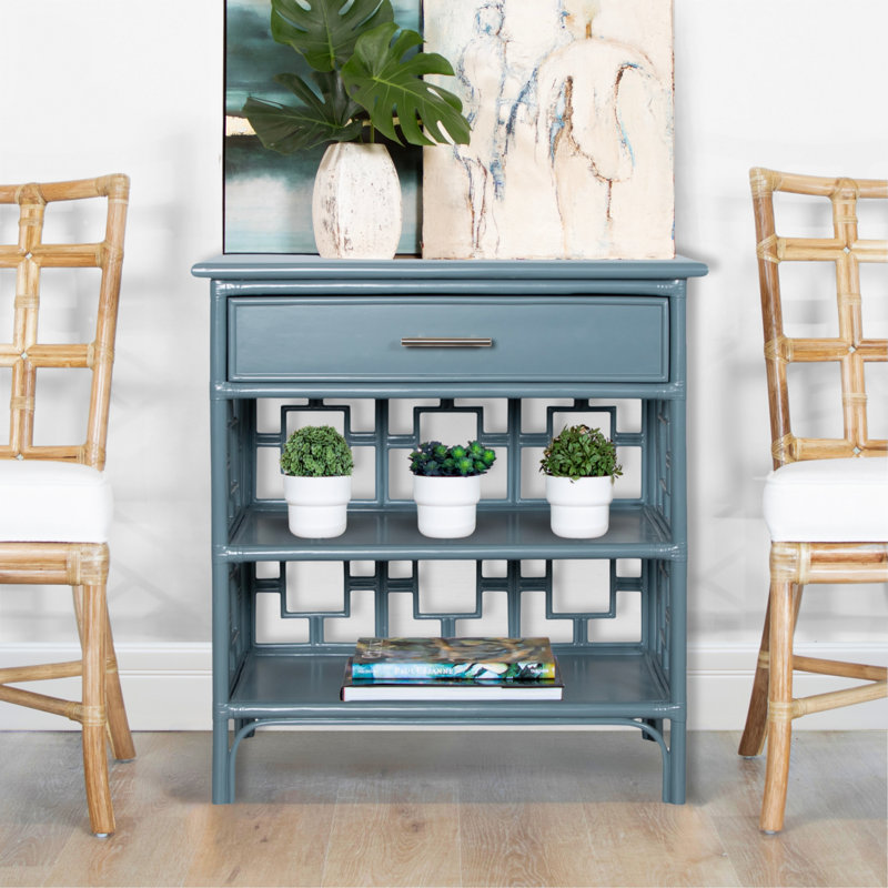 Sobe End Table, Regatta Blue
