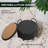 Agate Ceramic Jute Leather Crystal Round 6 Piece Coaster Set with Holder Set-98967402