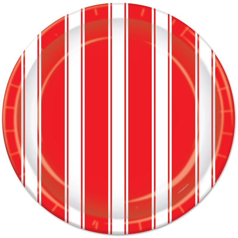 Disposable Paper Dessert Plate, 9" H x 9" W x 0.01" D