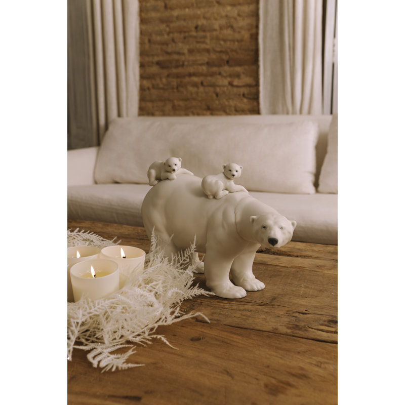 Mummy Bear and Babies Figurine