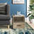 Stackable Side Table with Drawer, Gray-1971303243
