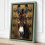 Donkey Portrait in Gold Art Deco - Wrapped Canvas-1460318084-1460318089