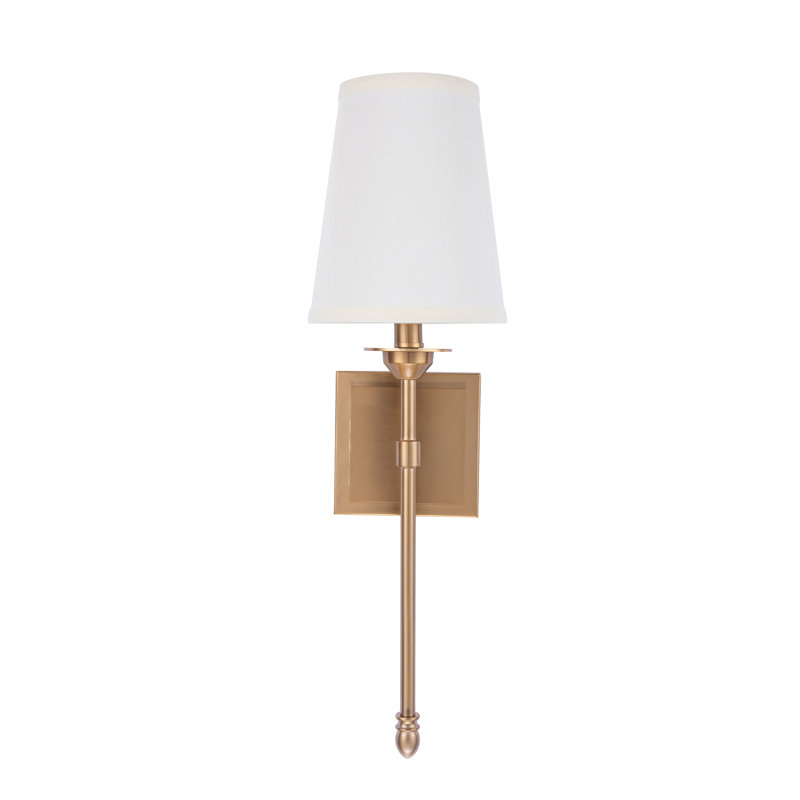 Autaugaville Modern 1-Light Wall Sconce Light, Gold