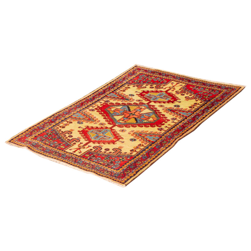 Tapis ivoire Anatolian Konya 3 pi 7 po x 5 pi 4 po